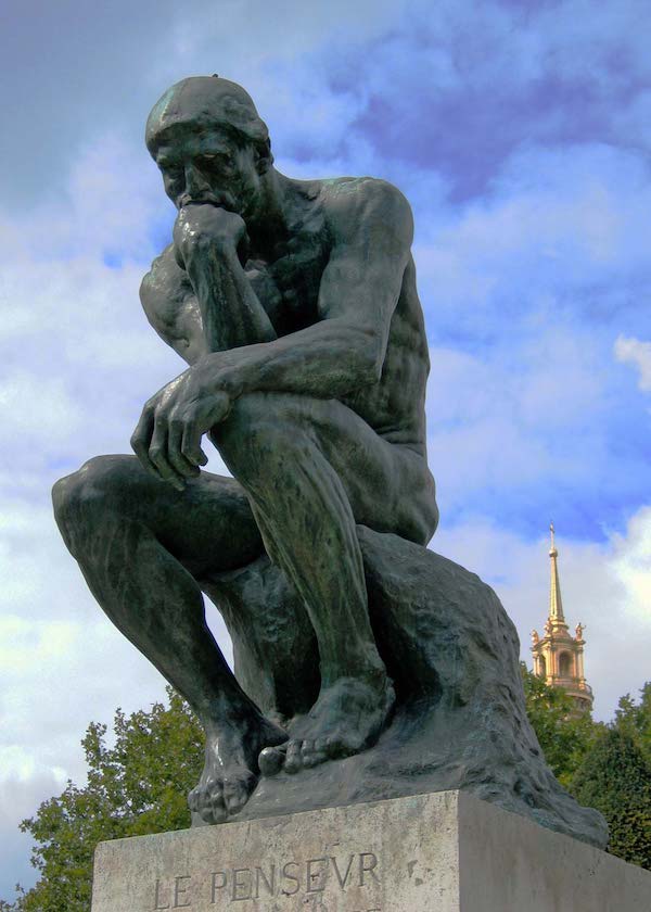 Статуя Мыслителя Огюста Родена